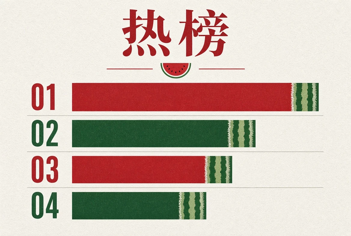 西瓜视频编辑热榜
